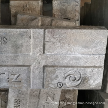 High Purity 99.995% Zinc Ingot/Pure Zinc Ingot for Copper Alloy Materials